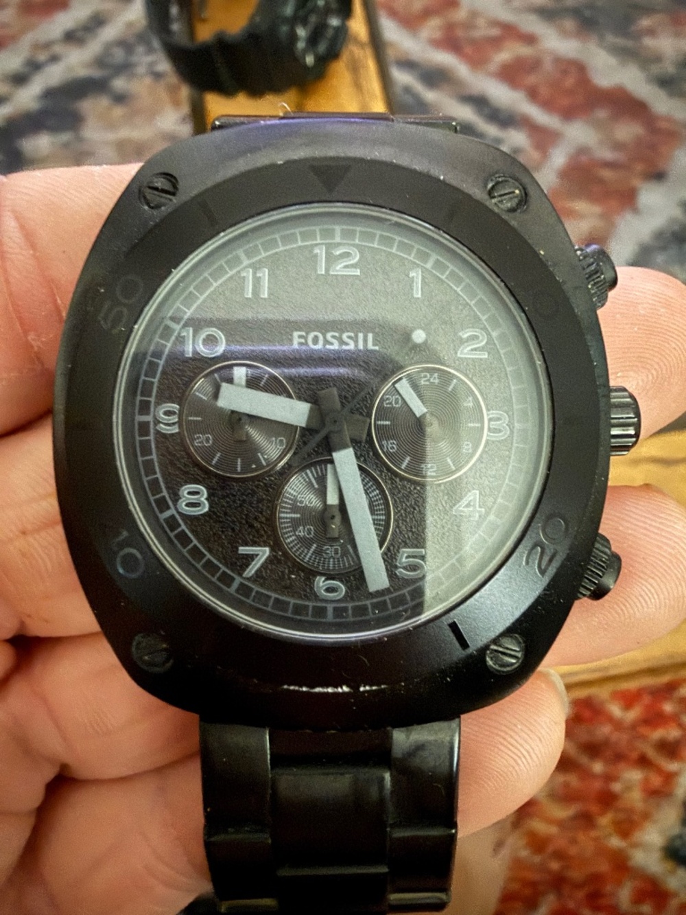Black Fossil Chronograph